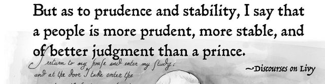 Machiavelli writes the Prince