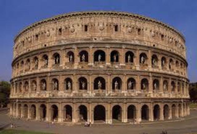 Colosseum is built
