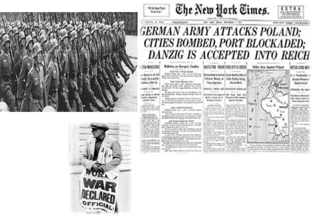 World War 2 is declared