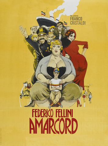AMARCORD  -Gano tres oscar a mejor Pelicula  extranjera, Oscar al mejor director y oscar mejor guion.