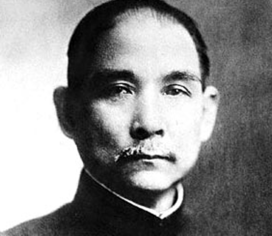 Sun Yat-sen blev erklæret Kinas første præsident