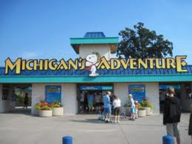 Arive at Michigan adventure