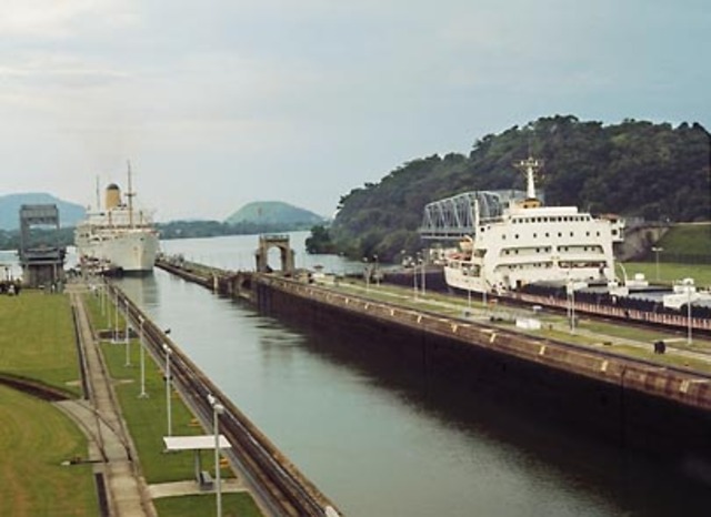 Panama Canal Opens
