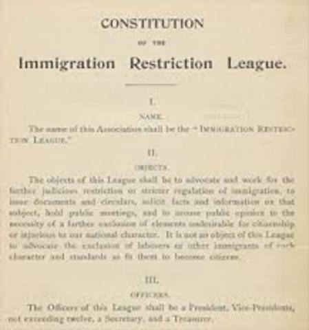 immigration restriction act