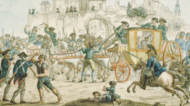 Royal Family Flees Versailles