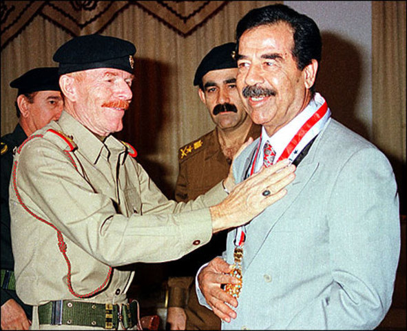 Saddam became president