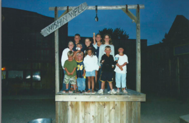 Camping with family and friends