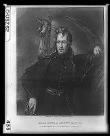 Jackson enlists in Revolutionary Army