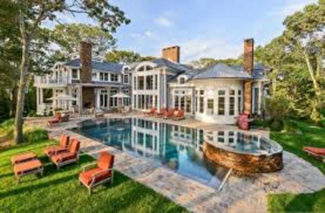 Own multiple houses.