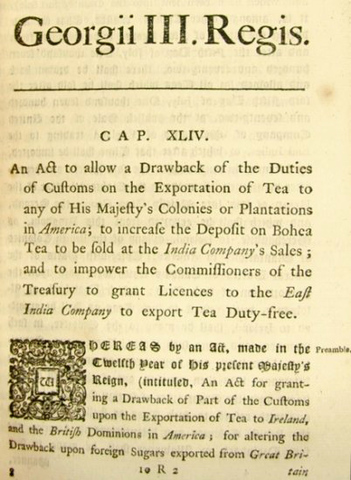 Tea act
