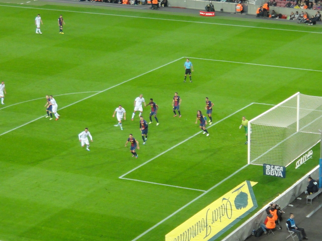 Vaig anar al Camp Nou.