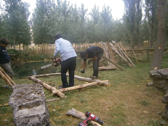 Vaig montar una balsa