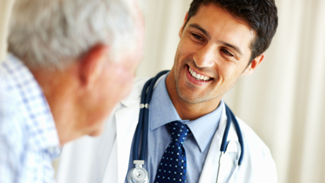 begin work as a doctor