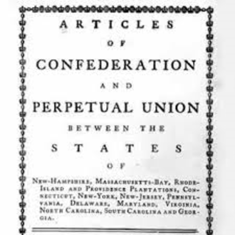 Articles of confederation ratified by all 13 states
