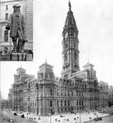 1st US building & loan association organized, Frankford, Penn