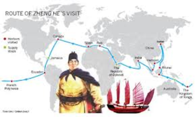 Zheng He captains his first voyage
