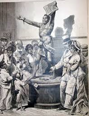 Louisiana with slavery and Maine.