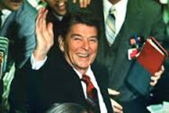 Ronald Reagan Visits NYSE