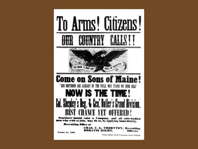 Lincoln calls for 75,000 troops (Social)