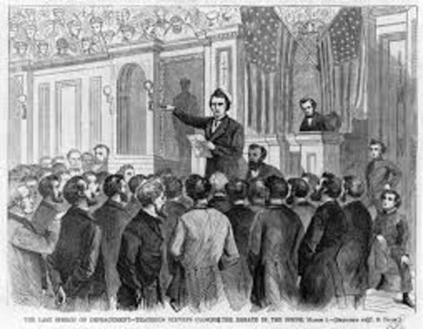 The impeachement of Andrew Jackson