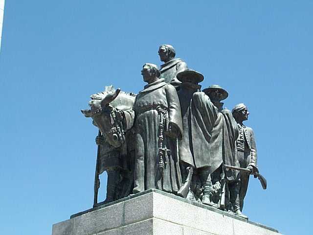 Mexican and Spaniards travel and map Utah