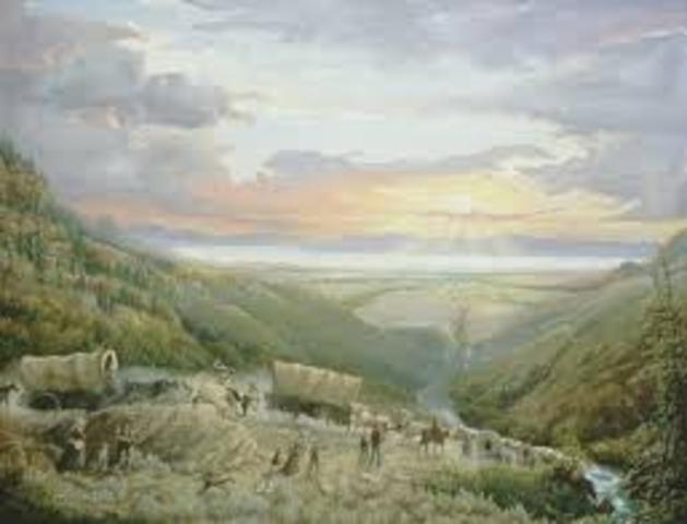 Mormon pioneers arrive in Salt Lake Valley