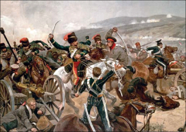 Rusia se enfrenta al imperio Otomano.