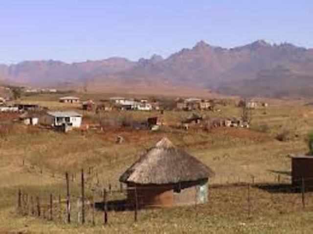 Nelson Mandela er født