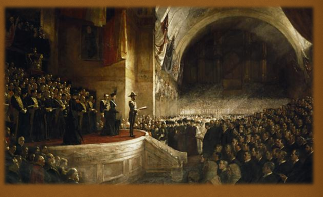 Opening of the First Parliment House