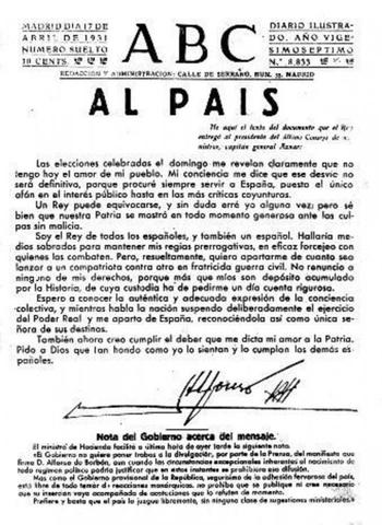 Proclamación II República