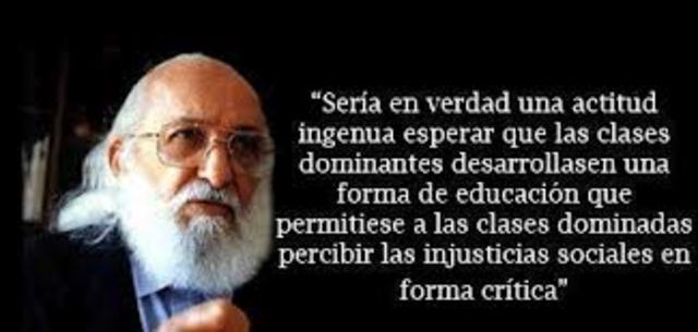 Paulo Freire publica "Pedagogía del Oprimido"