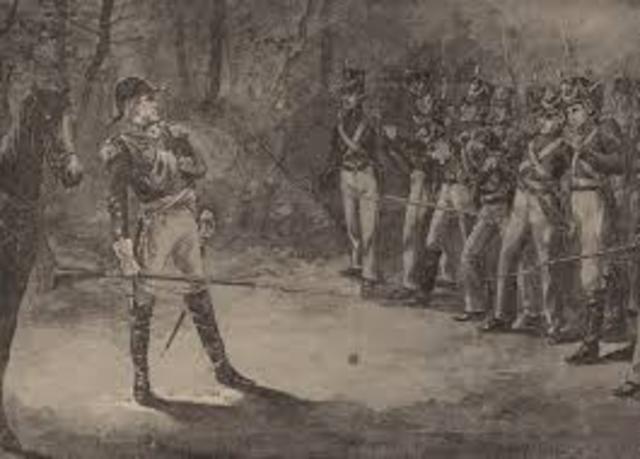 Jackson enlists in the revolutionary army