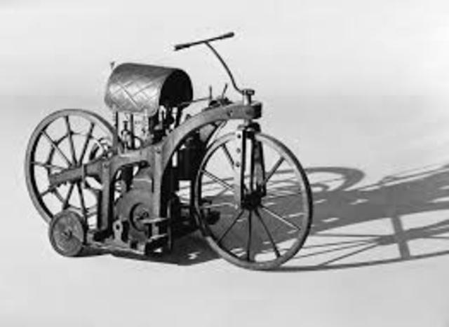 Motorcycle invented