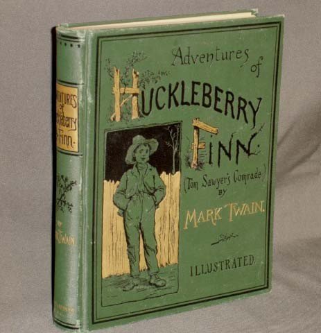 Mark Twain published "Advenures of Huckleberry Finn"