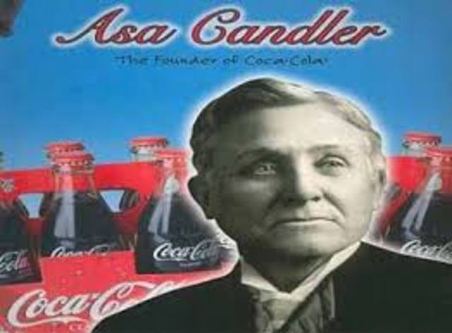 Asa Candler brought the coca cola formula.
