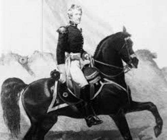 Jackson enlists in the Revolutionary Army