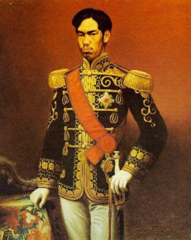 Emperador Mutsu-Hito llega al poder en Japón