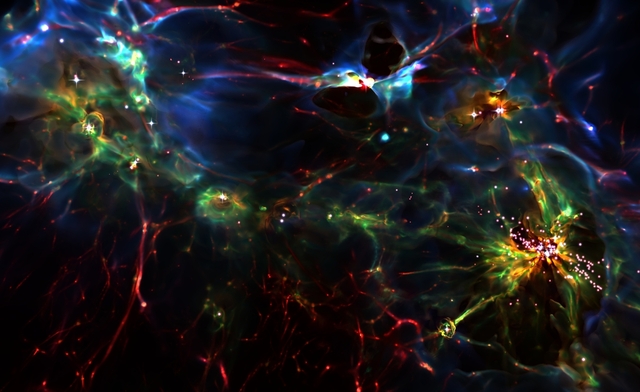 Universe takes shape