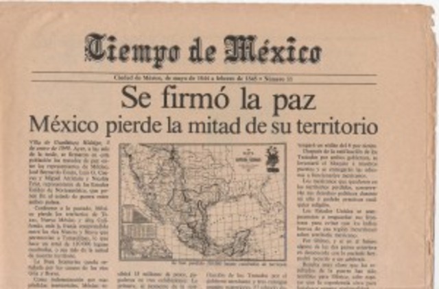 México pierde una gran cantidad de territorio