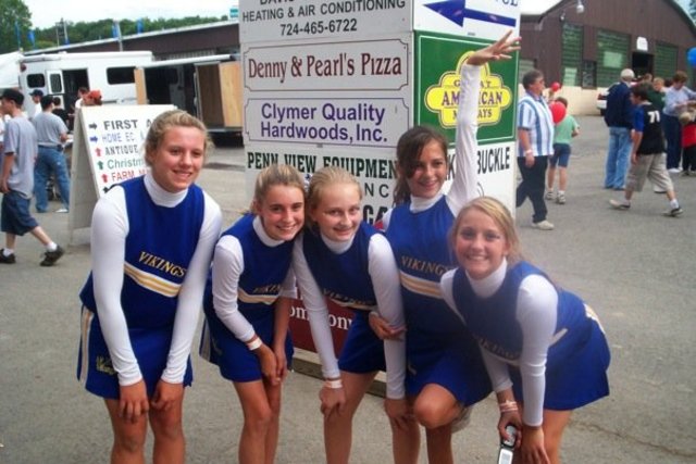 Made the cheerleading squad