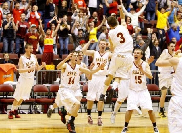 WIn the Middle School Basketball Championship