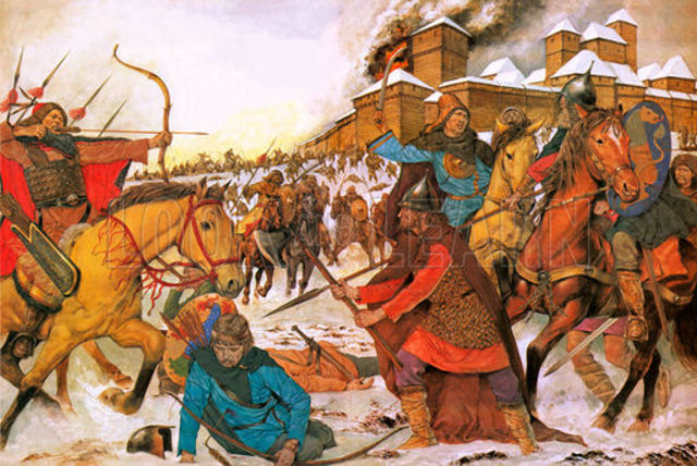 Mongols attacked Kiev
