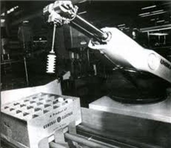 El primer robot "Unimate''.