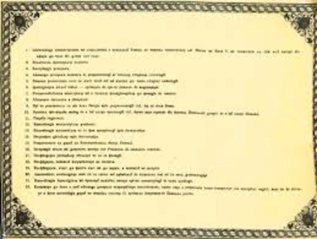 Cerdeña Piamante rendacta una constitucion