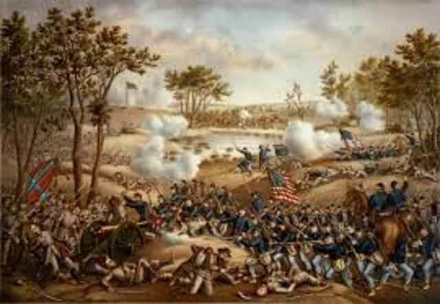 Major Union attack at Cold Harbor, Virginia (Military)