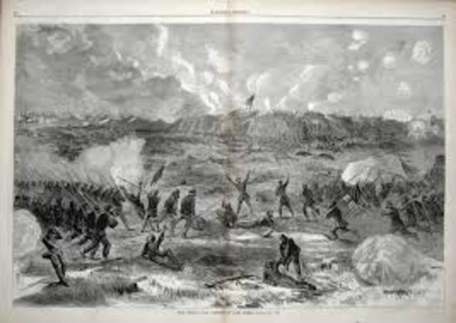 Fort Fisher, North Carolina stormed (Military)