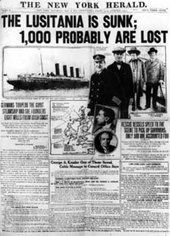 Sinking of Lusitania