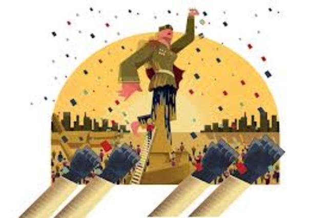 communists seize power in russia