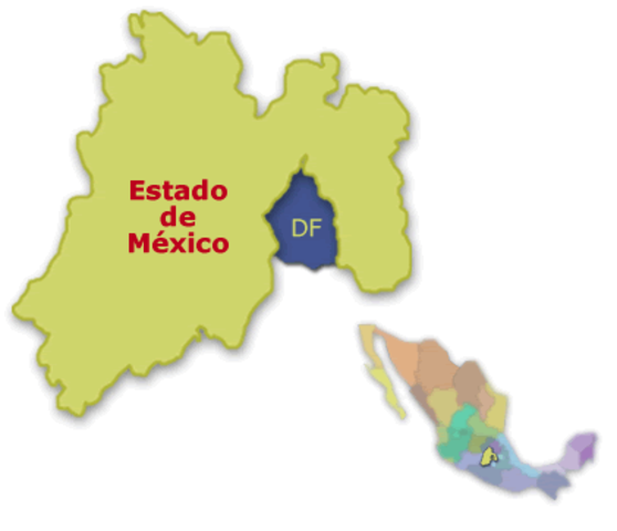 Mudanza del D.F. al Estado de México.