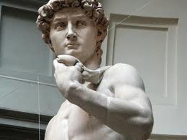 Donatello creates his David statue